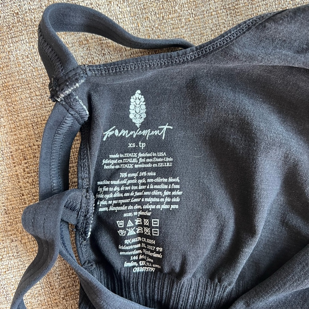 NWOT FP Movement Good Karma Runsie in Deepest Navy XS/S - Picture 9 of 9